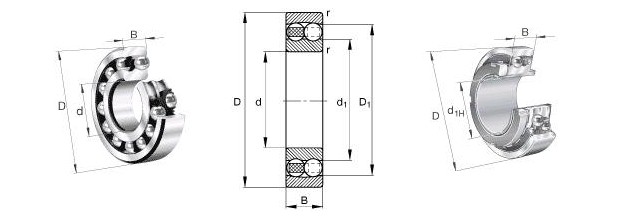 2308-TVH Bearing 3D
